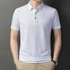 Jacquard POLO Shirt Fashion Casual Wrinkle Resistant Comfortable Top