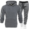 Hoodie Sets Men Fashion Fleece Red Hoodies Black Brand Pants Casual Jogger Suit Tracksuit Sweatshirt Woman Pullover