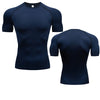 Compression Long Sleeve Shirt Black Fitness T-shirt Men's Muscle Quick drying Gym Sportswear Sun protection Sports Base layer