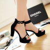 Thick High Heels Suede Fashion