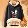 Venom Hoodies Movie Peripherals Jacket Winter Thickened Warm Street Sportswear Casual Sweatshirt Adult Clothes Cool Men Clothing