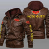 Cross-border Best-seller Men's Leather Jacket Pu Material Motorcycle Windproof Warm Leather Coat European Style For Autumn