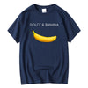 Summer Men's T-shirt High Quality 100% Cotton Funny Banana Printing Casual Loose O-neck Men Short Sleeve T-shirt Male Tees Tops