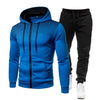 Mens Tracksuits Men's Clothing Men Sets Hoodie Set Zipper Sweatshirt Casual Sport Sweatpants Man Sweat Suit Set Running