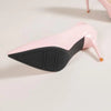 Sexy Thin Heels Pumps for Women Pink Patent Leather Pointed Toe Party Shoes Woman 2024 Spring Slip-On Stiletto High Heel Shoes