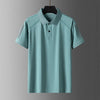 Polo Ice Silk Suit Men's Casual Relaxed