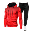 Mens Tracksuits Men's Clothing Men Sets Hoodie Set Zipper Sweatshirt Casual Sport Sweatpants Man Sweat Suit Set Running