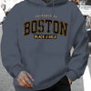 Autumn/Winter Boston Hoodie Design Men's Street Style Sportswear Autumn Casual Hoodie Fashion Round Neck Hoodie