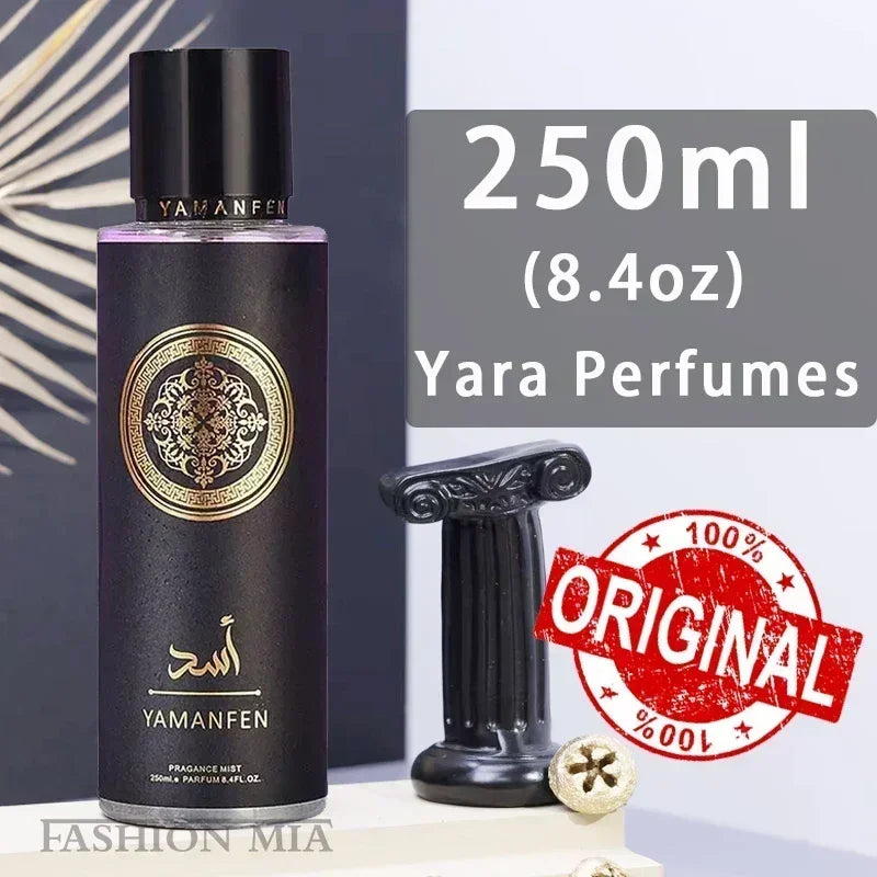 250ml Original Yara Perfumes Homme Body Spray Fresh Natural Fragrance Long-lasting Deodorant for Both Men Women Christmas Gift