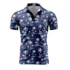 Mens Retro Short Sleeve Polo Shirts 3d Full Print Flower T Shirts For Men Summer Casual Oversized Tee Shirt Tops Blusa Masculina