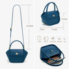 BAFELLI NEW WOMEN'S HANDBAG WINTER WOOL FASHION BENTO EVENING LEATHER ORIGINAL STYLE LUXURY BRAND PURSE SHOULDER CASUAL