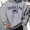 Brooklyn Est 1998 New York Printing Men Hoodies Harajuku Crewneck Hoodie Fashion Oversize Hoody Autumn Comfortable Tracksuit