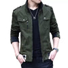 Big Size 5XL Fashion Men Jacket Green Bomber Jacket Stand Winter Coat for Men Streetwear Chamarras Para Hombre