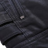 Plus Fleece Splicing European Leather jacket