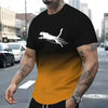 Animal T-Shirts For Men 3d Print T-Shirt Mens Sports T-Shirt Street Fashion Short Sleeve Tee Shirts Loose Oversized Men Clothing