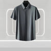 Imitation Ice Silk Short sleeved Shirt Set Gentleman Style Set