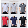 TFETTERS 2024 NEW Casual Striped T-shirt Men Short Sleeve Fitness Men Tee Shirt Clothing Camisetas Men T Shirt Plus Size