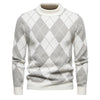 High Quality Trend Men's  New Imitation Mink Sweater Soft and Comfortable Warm Knit Sweater  Pullover TOPS