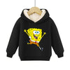 SpongeBob SquarePants Pullover Hoodie Patrick Star Hooded Sweatshirt Heavyweight Fleece Casual Long Sleeve Shirts Birthday Gift