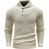 Men's Sweater Knit Pullover Fashionable Polo/Turtle Neck Slimming Smooths Your Silhouette Winter Casual Thick Thin