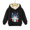 Lilo & Stitch Child Hoodies Hoodies Sweatshirts Long Sleeves Cute Cartoon Printing Fashion Casual Boys and Girls Christmas Gifts