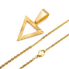 Men Necklace Gold Plated,Embossing Radiation Rectangle Pendant, Stainless Steel Sunburst Charm Necklaces Jewelry