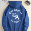 Men's new fashion hoodie, casual daily drawstring hooded sweatshirt, monogrammed, front kangaroo pocket, men's jacket