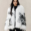 ZVAQS Natural Raccoon Fur Coat Women Winter Luxury Clothes White V Neck Fur Jacket Old Money Style Outerwears 2024 шуба женская