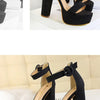 Women High Heel Shoes Sexy Party Nightclub Platform Elegant Sandals Wedding Shoes Bridal Pumps Summer Peep Toe Luxury Thick Heel