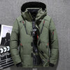 luxury Winter Goose Outdoor Down Jacket Men Winter Warm Solid Color Hooded Down Coats Thick Duck Parka Mens Down Jackets