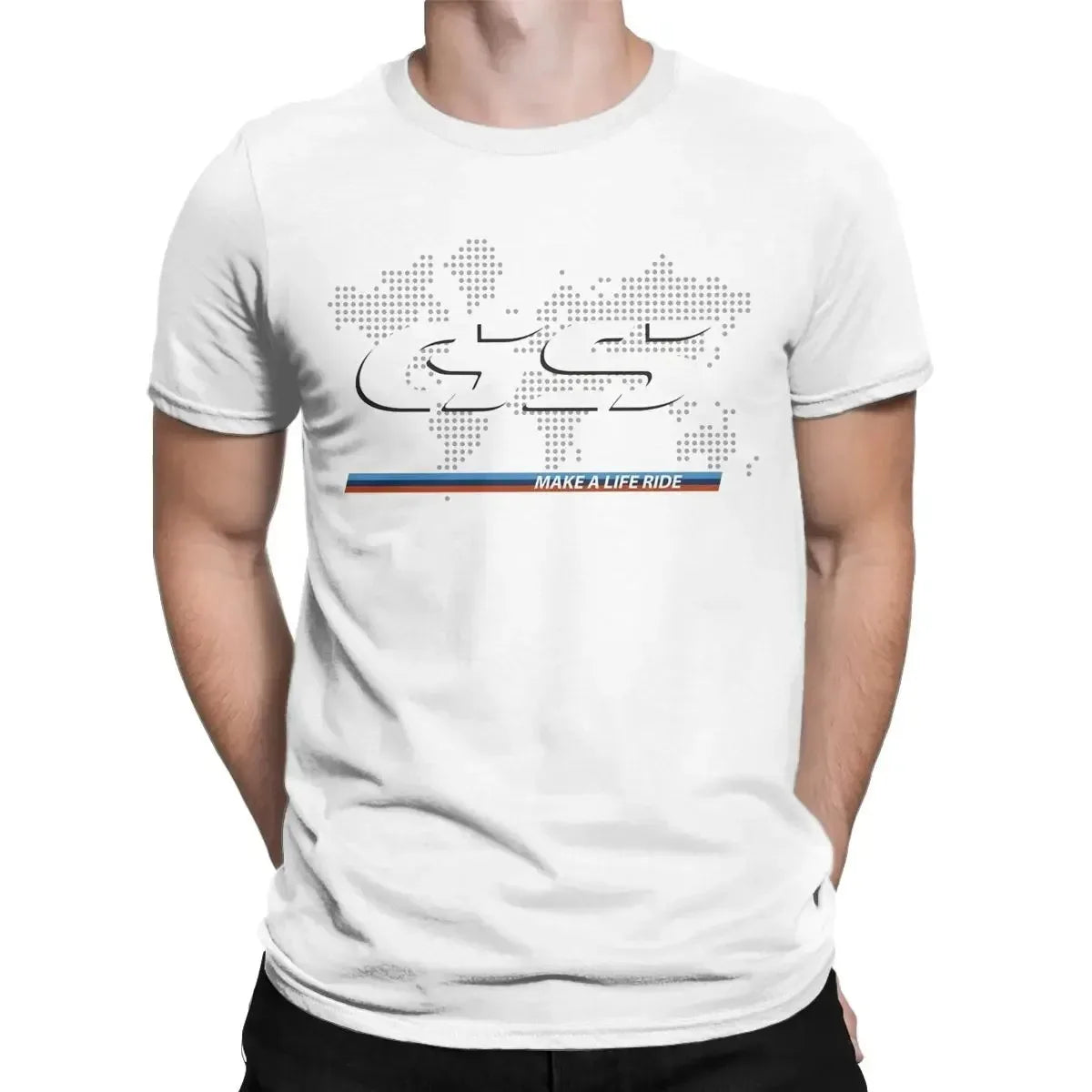 100% Cotton for 1250 GS Exclusive for BMW Fans Motorrad R1250GS T Shirt Men Hip Hop Streetwear T-shirt Hot Sale Summer