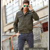 Winter Fleece Jacket Men Business Thermal Tactical Casual Jacket Embroidery Multiple Pockets Windproof Outdoor Workwear Coat