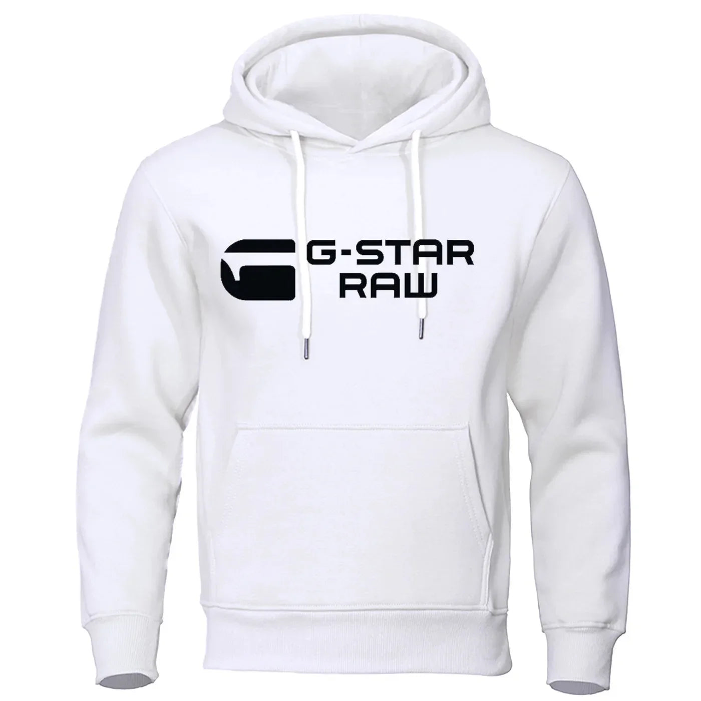 G-star RAM trendy fashion casual sportswear comfortable printed loose top pullover men's hooded sweatshirt street wear