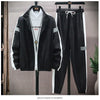 Spring and Autumn Fashion Trend Windproof Jacket Set Men's Casual Relaxed Comfortable Large Size High Quality Two-Piece Set