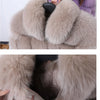 MAOMAOKONG Trend New Real Fur Coat Natural Fox Fur Women's Winter Coats Short Jackets Female Clothing Vests Fashion