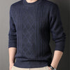 Man Solid Color New Autumn Winter Warm Fashion Sweater Casual And Comfortable Soft Sweater