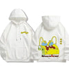 New Pattern Spongebob Cartoon Anime Printing Men's and Women's Hoodies Autumn and Winter Fashionable Couple's Clothing Hoodie