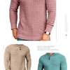 Men's Sweater Knit Pullover Fashionable Polo/Turtle Neck Slimming Smooths Your Silhouette Winter Casual Thick Thin