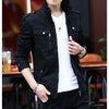 Thin Men's Jacket Korean Style Fashion Stand Collar Spring Autumn Cargo Jacket Coat