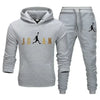 Casual Zipper Tracksuits Outdoor Fitness Jogging Hooded Sets Sports Luxury Hoodie + Pants Suit Clothing