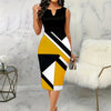 European and American cross-border spring and summer printed sexy dress export women's printed pencil mid-length hip skirt