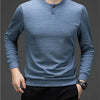 High-quality Men's Long-sleeved T-shirt, Casual, Versatile Men's Daily Henley Shirt, Autumn Thickened Men's O-neck Undershirt.