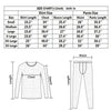 Men's Thermal Underwear Set Winter Clothes Thermal Shirt Tights Round Neck Thin Slim Fit Long Sleeve T-shirt Long Johns Suit