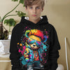 Kids Clothes Boys Hoodies Long Sleeve Cool Bear Print Children Spring Fall Clothes Fashion Outdoor Girl Clothes Pullover Tops