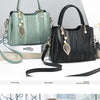 Fashion Stripes Handbags, Women's PU Leather Crossbody Bag, Top Handle Satchel Purse