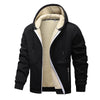 TINGHUO Sweater men hooded cardigan hooded hoodies men's Fleece Zipper coats Men autumn winter 2024 new