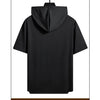 Quick-Dry GYM T-Shirt Sports Streetwear Fashion Oversized 4XL Hoodie T Shirt Black 2024 Summer Short Sleeves Top Tees Tshirt