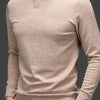 High-quality Men's Long-sleeved T-shirt, Casual, Versatile Men's Daily Henley Shirt, Autumn Thickened Men's O-neck Undershirt.