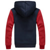 Winter men thick Sweatshirts fleece hoodies hooded jackets warm 8XL 9XL large size big 10XL black Sweatshirt zipper 150KG 54