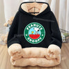 Snoopys Baby Sweatshirt Thickened Fleece Girl Hoodie Cartoon Clothes Long Sleeve Winter Warm Cashmere Hoodie Tops Jacket Kid New